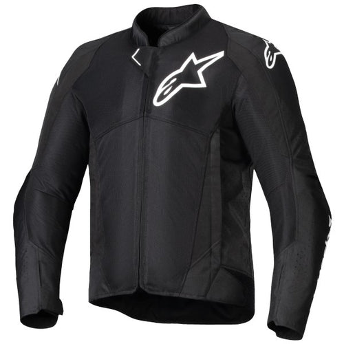 Manteau de Moto Viper Air V4 Alpinestars noir, de face