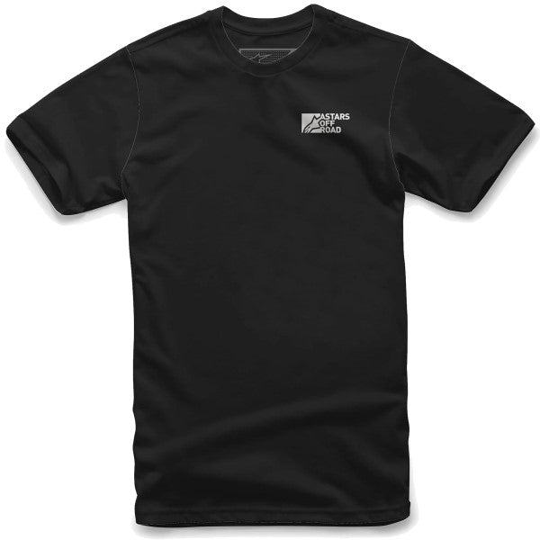 T-Shirt Painted Alpinestars noir, de face