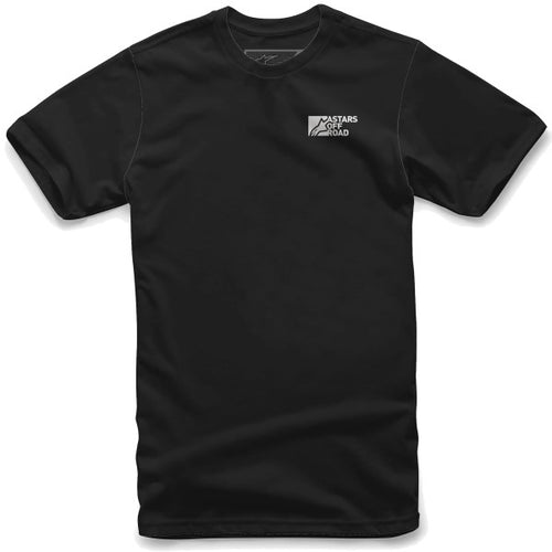 T-Shirt Painted Alpinestars noir, de face