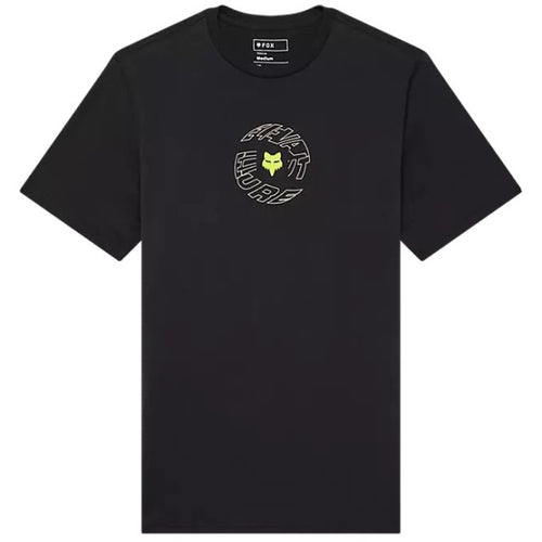 T-Shirt Spiral Special Edition Premium Fox noir, de face