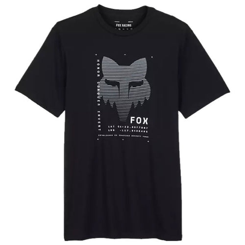 T-Shirt Dispute Premium Fox noir, de face