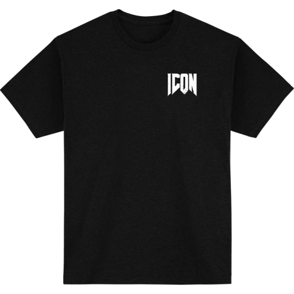 T-Shirt Blegh Icon noir, de face