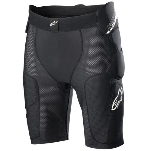 Short de Protection de Motocross Bionic Action Alpinestars noir, de face