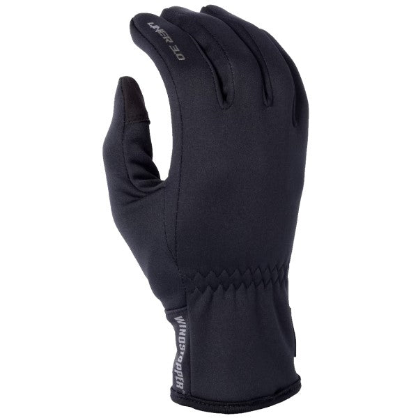 Doublure pour Gants de Motoneige 3.0 noir, dessus