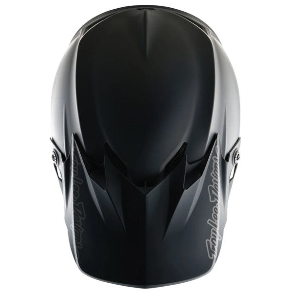 Casque de Motocross GP Pro Mono MIPS Junior Troy Lee Designs noir, dessus