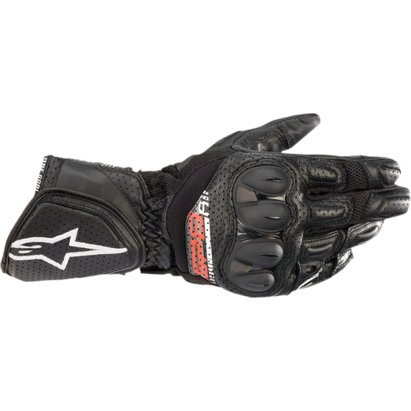 Gants de Moto SP-8 v3 Air Alpinestars noir, dessus