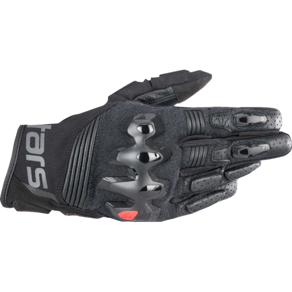 Gants de Moto Halo Alpinestars noir, dessus
