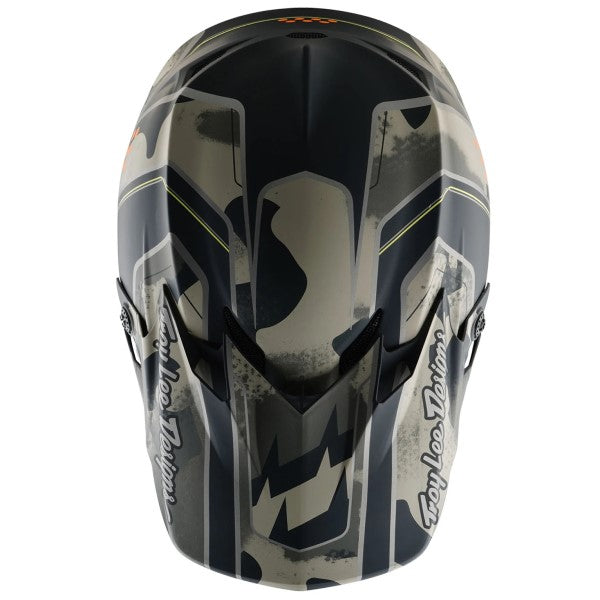 Casque de Motocross GP Pro Trooper MIPS Troy Lee Designs noir, dessus