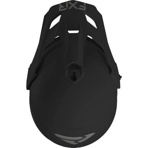 Casque Intégral de Motoneige Torque X Prime Visière Double FXR noir, dessus