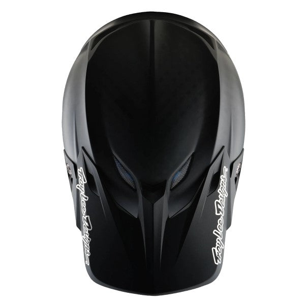Casque de Motocross SE5 Carbone Mono MIPS Troy Lee Designs noir, dessus