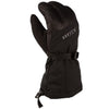 Mitaines de Motoneige Tundra Gauntlet Klim noir, dessus