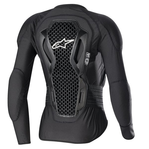 Chandail de Protection de Motocross Stella Bionic Action V2 Femme Alpinestars Noir de dos