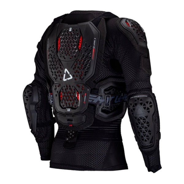 Chandail de Protection de Motocross 5.5 Evo Leatt noir, de dos
