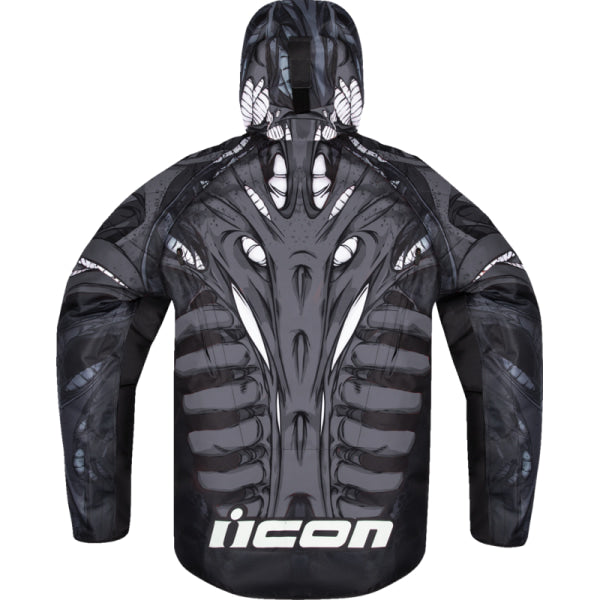 Manteau de Moto Airform Manik'RR Icon noir, de dos