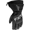 Gants de Motoneige Hybrid Helium Leather Unisexe FXR noir, dos