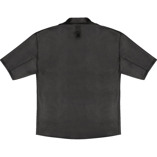 Veste de Moto Short Track Icon noir, de dos