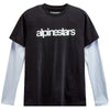 Chandail Stack Knit Alpinestars noir et blanc