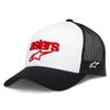 Casquette Pedigree Alpinestars noir et blanc