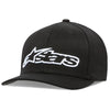 Casquette Blaze Flexfit Alpinestars noir et blanc