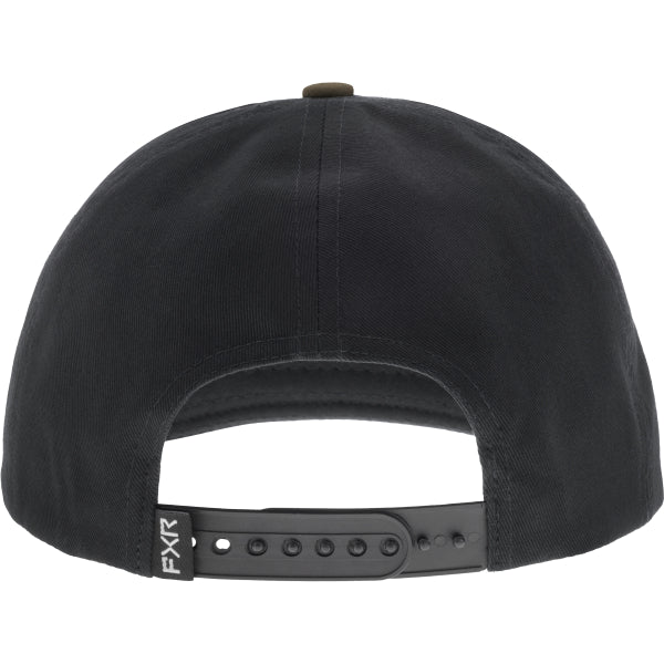 Casquette Vapor Noir/Blanc de dos