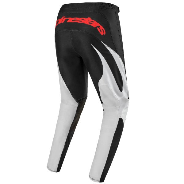 Pantalon de Motocross Fluid Lucent Alpinestars noir et blanc, de dos