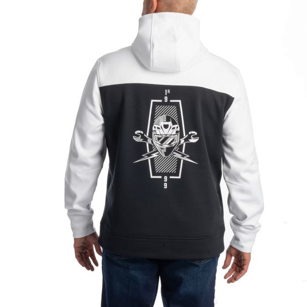 Coton Ouaté Petrol Klim noir et blanc, de dos