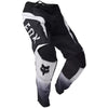 Pantalon de Motocross 180 Lean Fox noir et blanc, de face