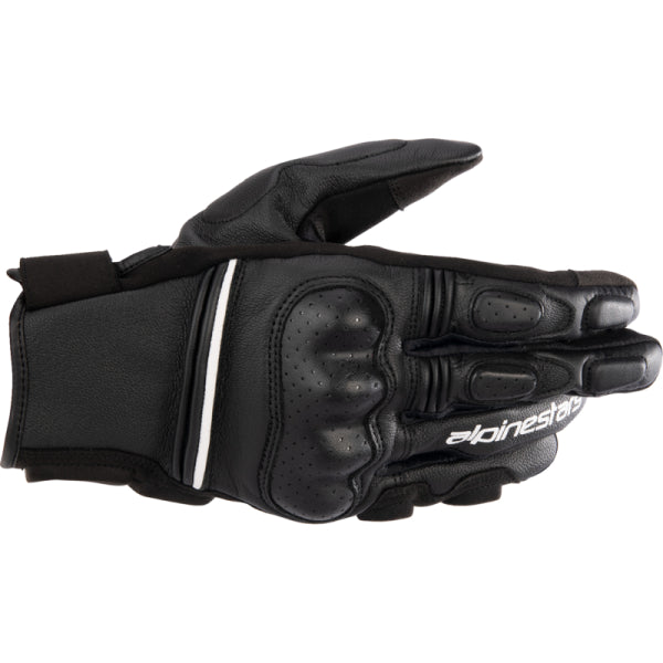 Gants de Moto Phenom Alpinestars noir et blanc, dessus