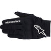 Gants de Moto Reef V2 Femme Alpinestars noir et blanc, dessus