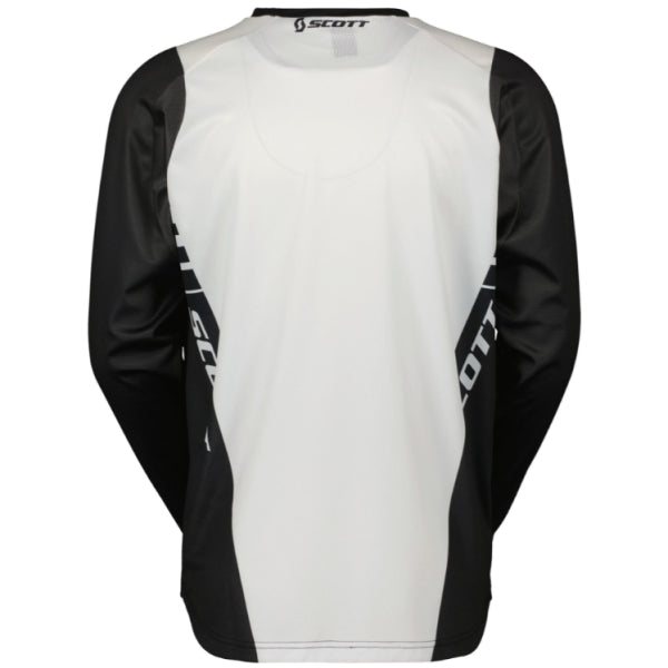 Chandail de Motocross Evo Swap Scott noir et blanc, de dos