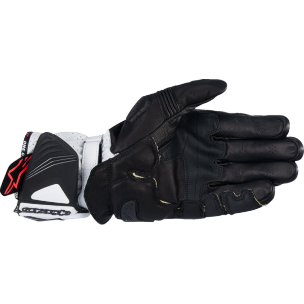 Gants de Moto GP Pro R4 Alpinestars noir et blanc, paume