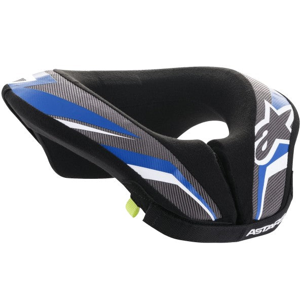 Protège-Cou de Motocross Roll Junior Alpinestars noir et bleu