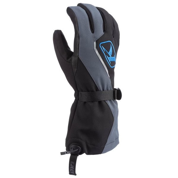 Gants de Motoneige Klimate Gauntlet Klim noir et bleu