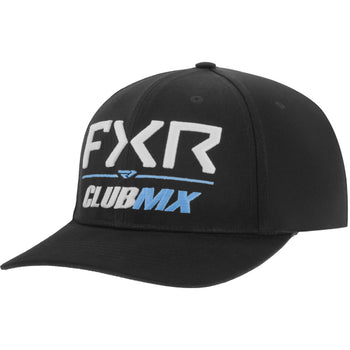 Casquette Race Division Junior Noir/Bleu incliné de face