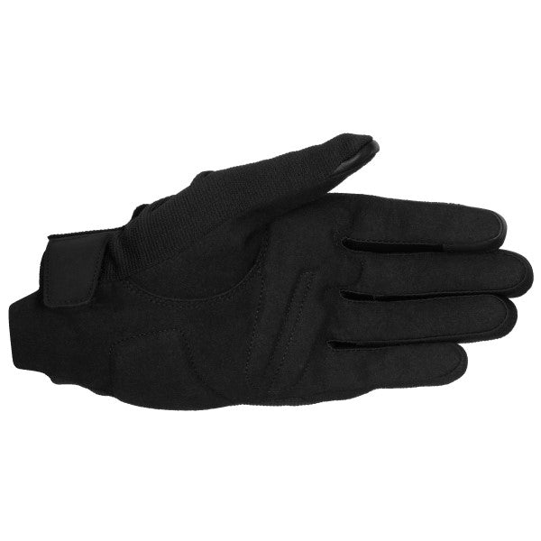 Gants de Moto Reef V2 Femme Alpinestars noir et bleu, paume