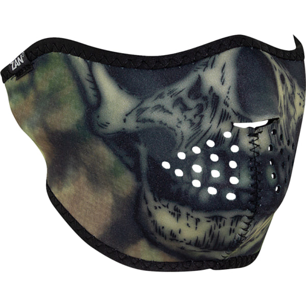 Demi-Masque de Moto Néoprène - Zan Head Gear noir et camo