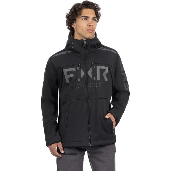 Manteau Helium Pro Softshell FXR noir et gris