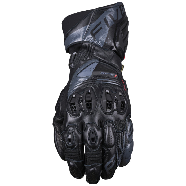 Gants de Moto RFX1 EVO FIVE noir et gris, dessus
