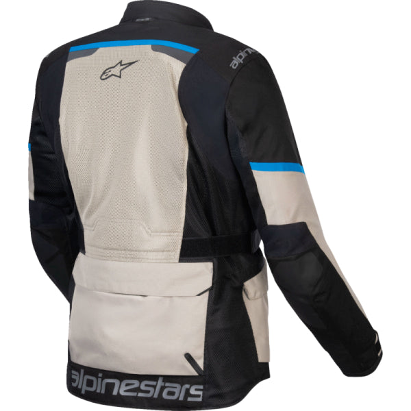 Manteau de Moto Andes Air Drystar Noir/Gris de dos