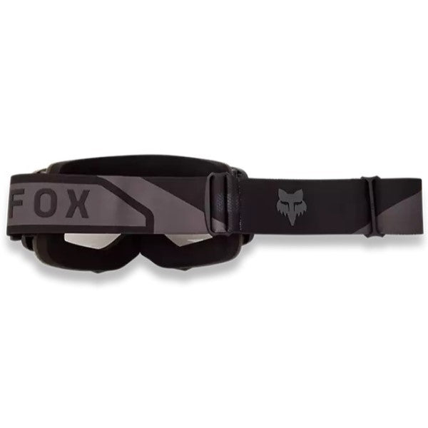 Lunette de Motocross Main Drive Fox noir et gris, de dos