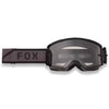 Lunette de Motocross Main Drive Fox noir et gris, de face