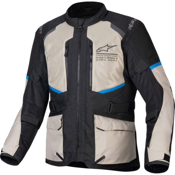 Manteau de Moto Andes Air Drystar Noir/Gris de face