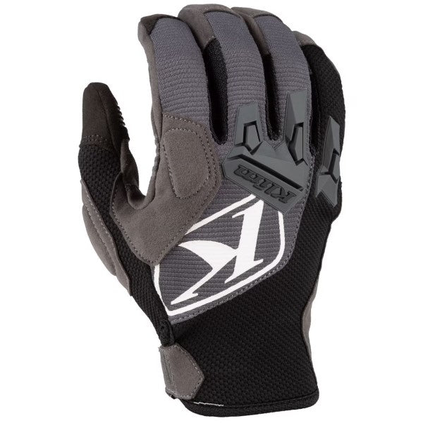 Gants de Motoneige Impact Klim noir et gris, dessus