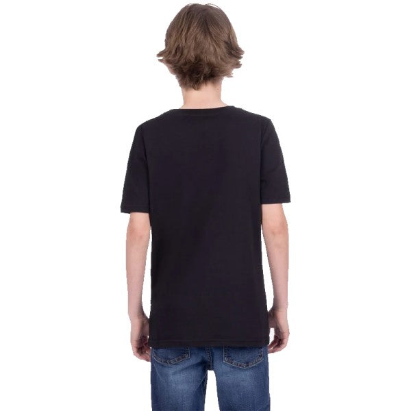 T-Shirt Helium Premium Junior FXR noir et haute visibilité, de dos