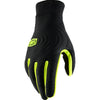 Gants de Motocross Brisker Xtreme 100% noir et jaune