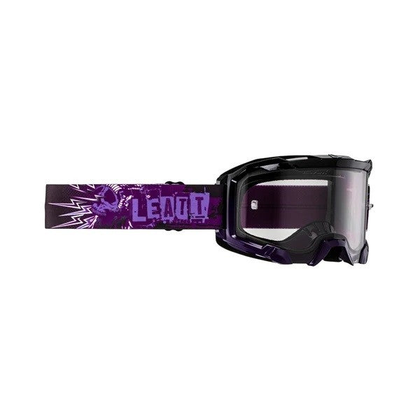 Lunettes de Motocross Velocity 4.5 Leatt noir et mauve