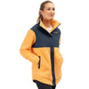 Manteau High Pile Mountain Fleece Femme Klim noir et orange