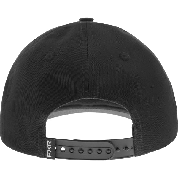 Casquette Race Division Junior Noir/Orange de dos