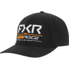 Casquette Race Division Junior Noir/Orange incliné de face