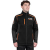 Coton Ouaté Altitude Tech FXR noir et orange, de face